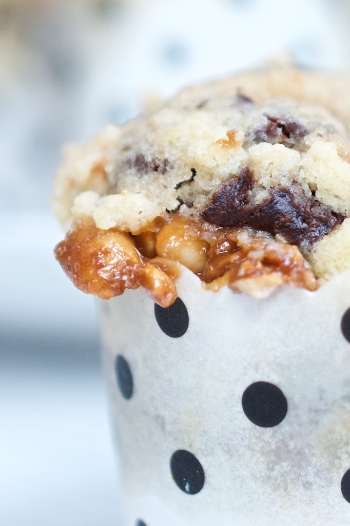 Cookie Dough Marmor Muffins mit Mr. Tom Streuseln (vegan) - | Pinkepank