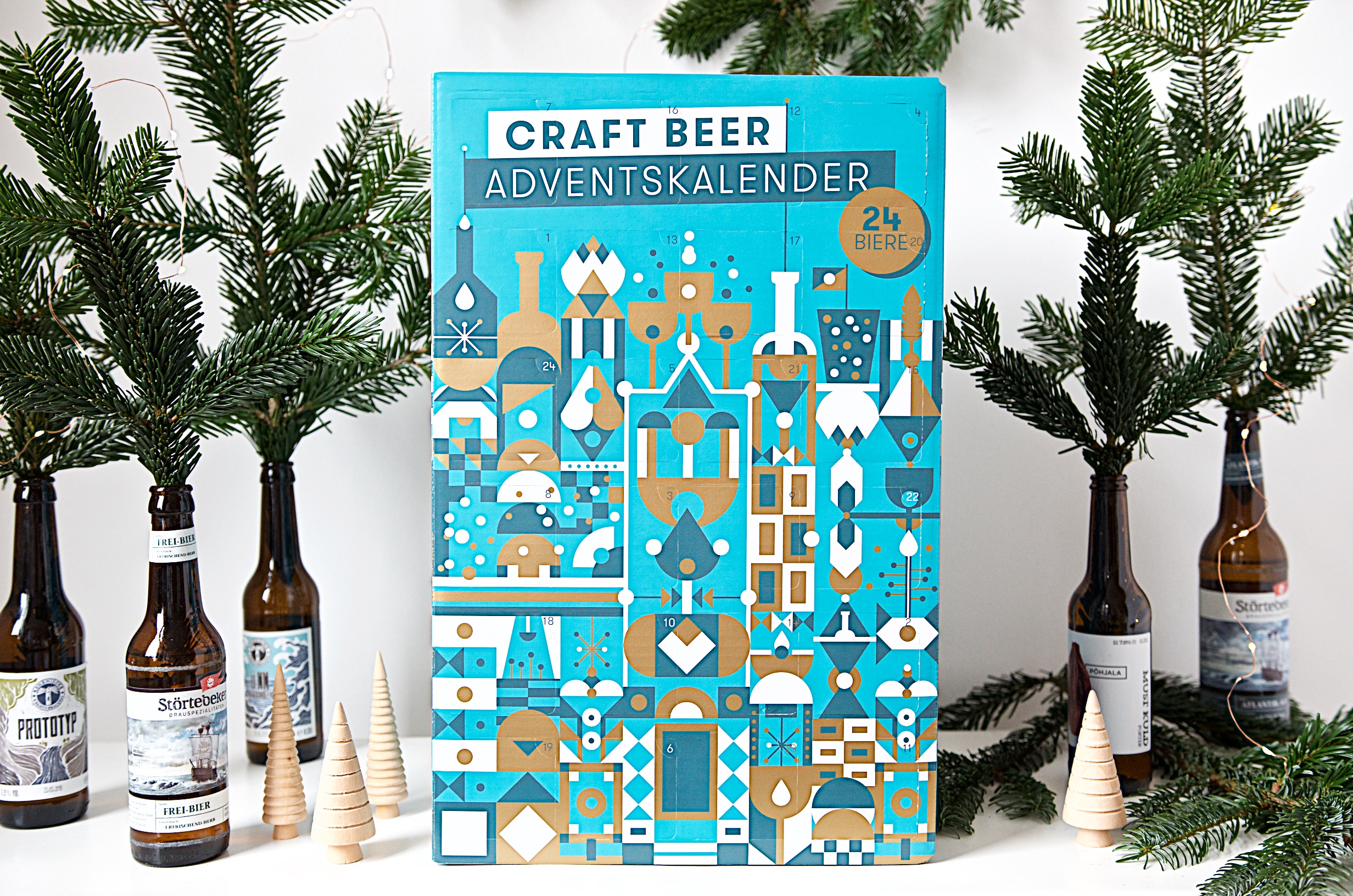 Craft Beer Adventskalender von Beyond Beer- perfekt für Männer und Bierliebhaber   Pinkepank