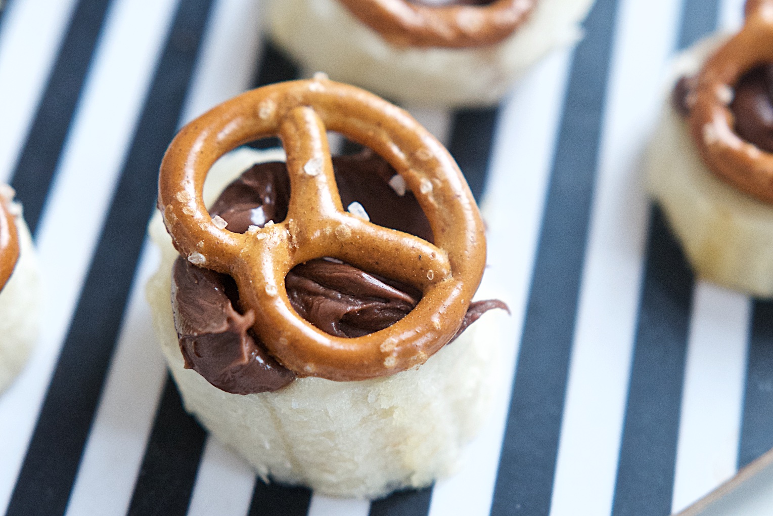 Bananen-Schoko-Brezel-Happen - leckerer und schneller Snack für Kinder