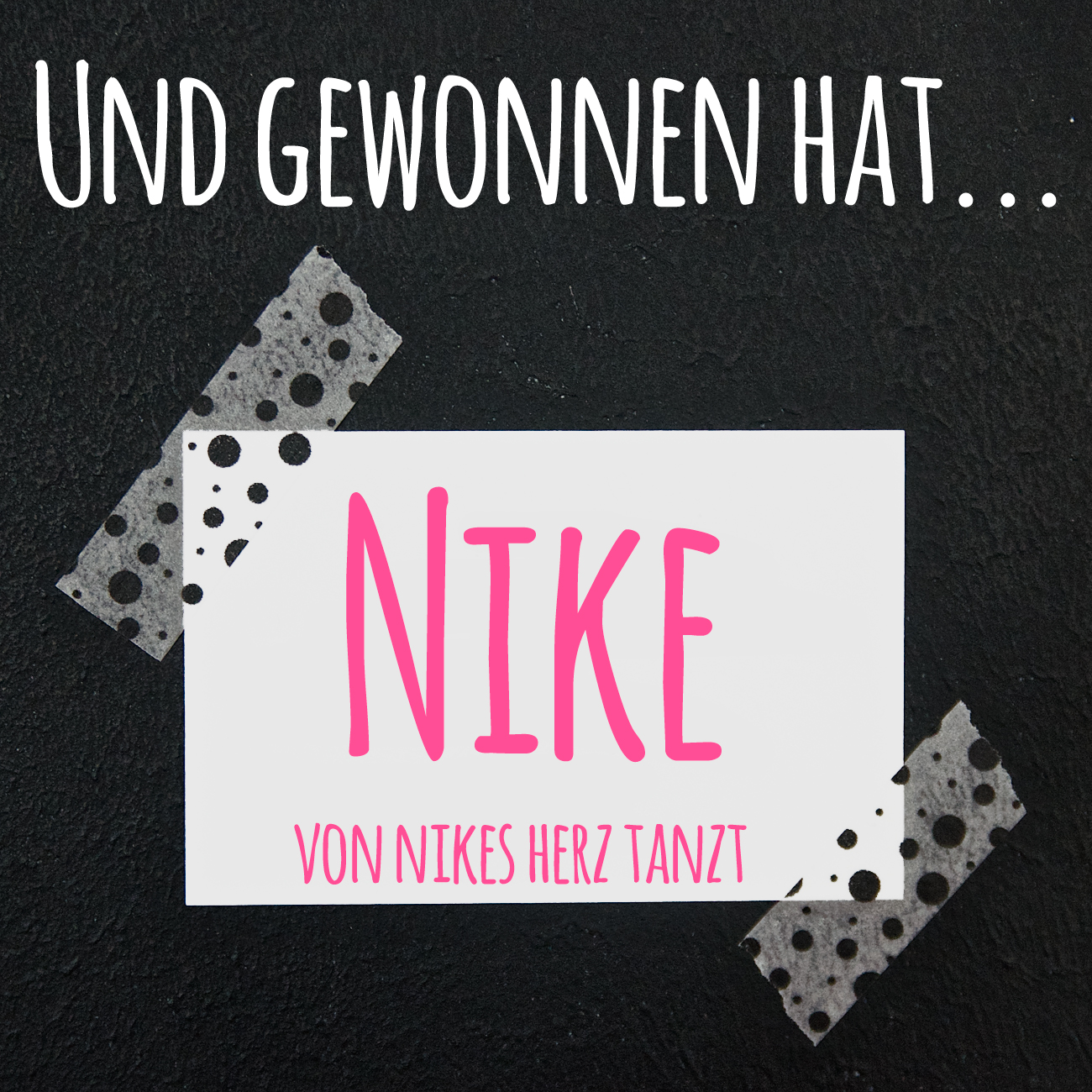 Moo Busniness Cards Giveaway Winner Nike von nikes herz tanzt Pinkepank Blog