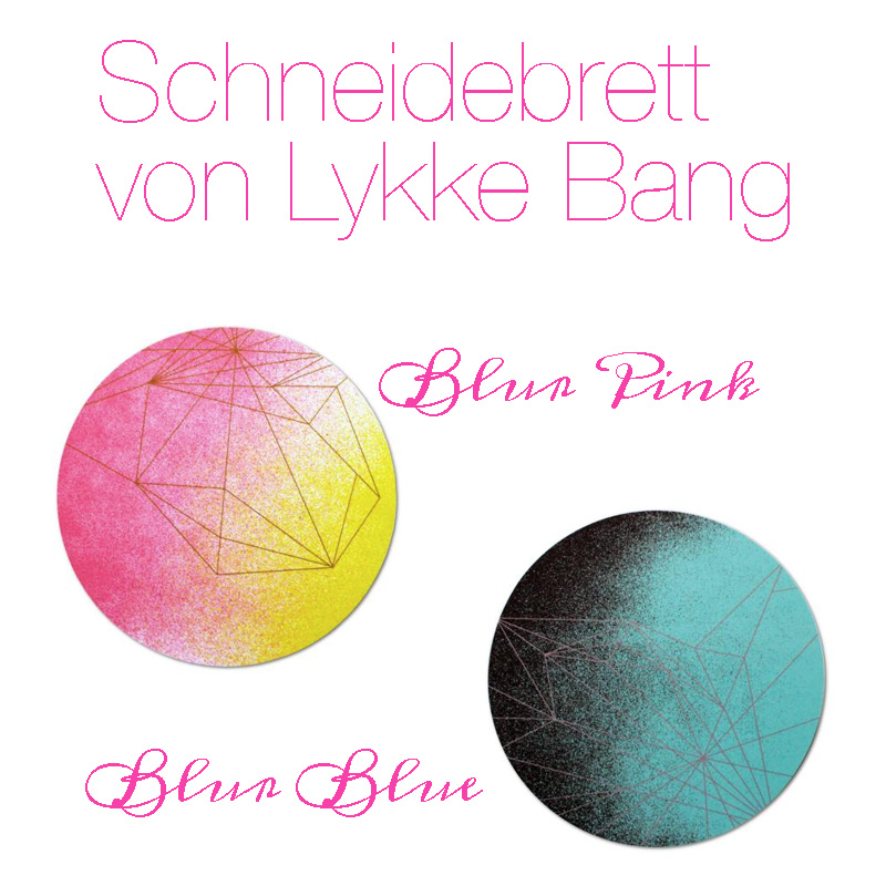 Schneidebrett Lykke Bang Blur Pink Blur Blue