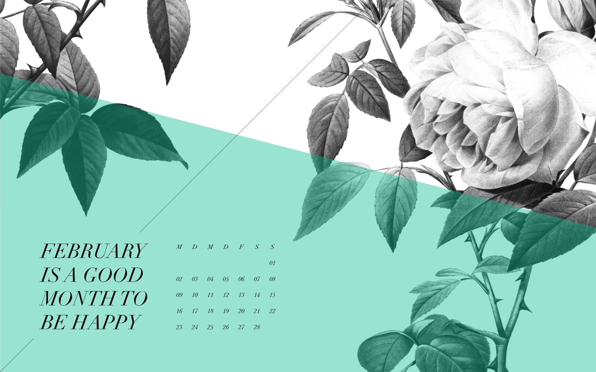 Desktop Calendar Februar 2015 | Sodapop