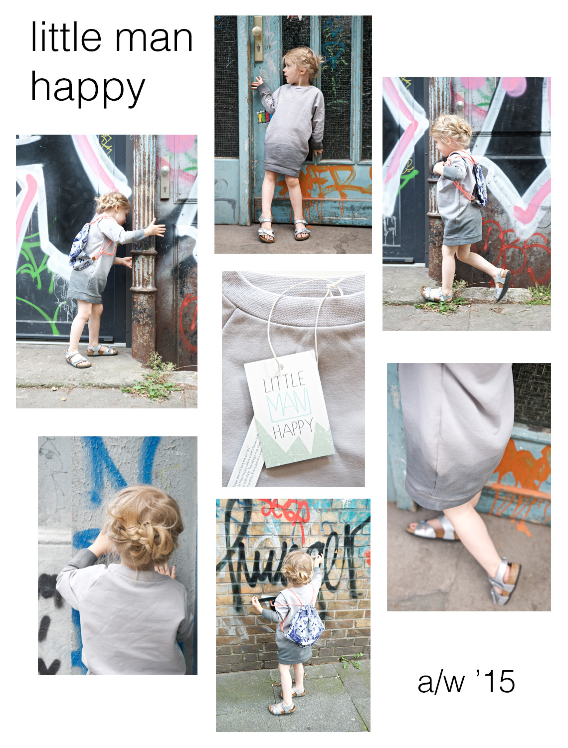 Dyed Bowl Dress | Little Man Happy Collection A/W 15 | Pinkepank