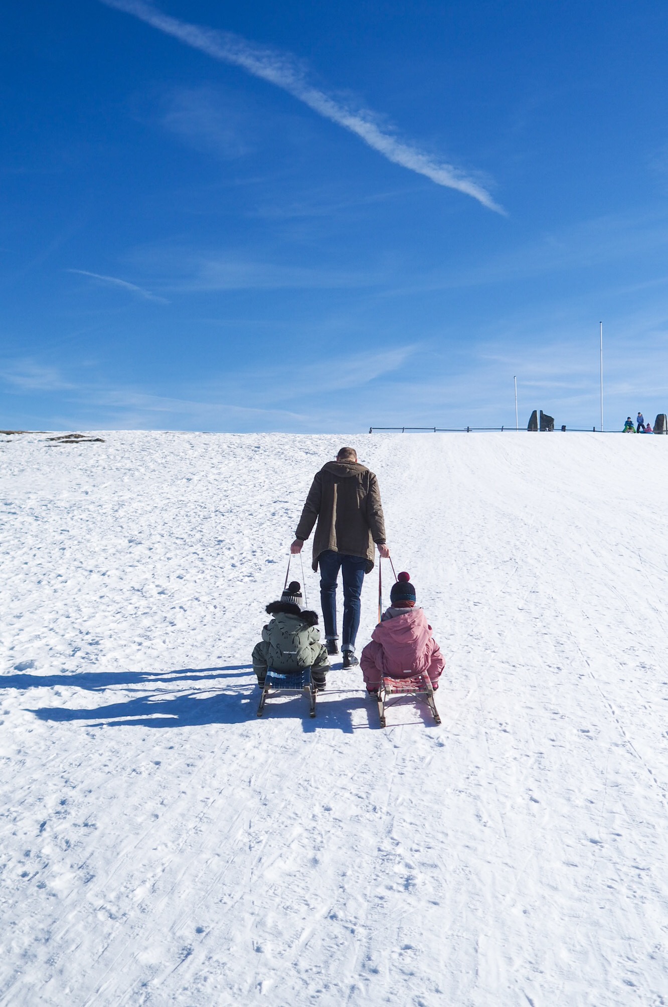 Rodel auf dem Dobratsch - Familienurlaub auf der Suche nach Schnee