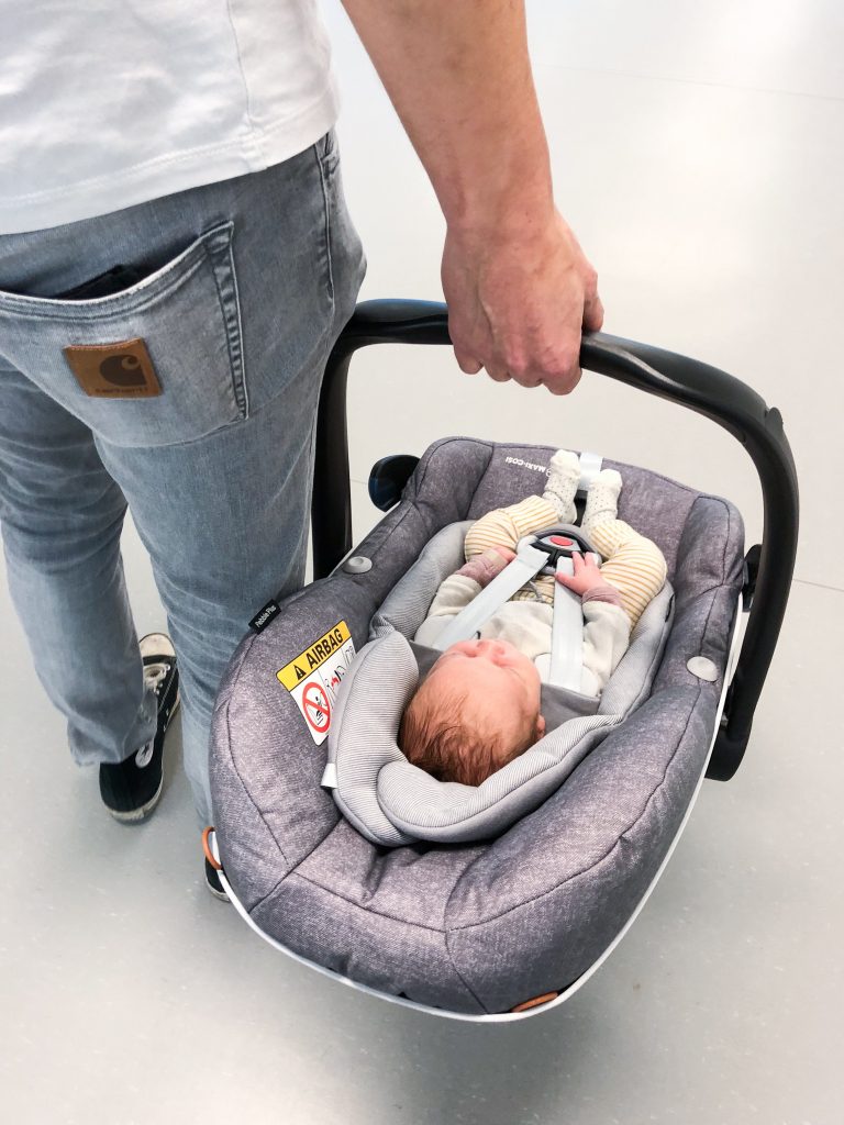 Die erste Heimfahrt mit dem Baby und dem Maxi-Cosi Pebble Plus