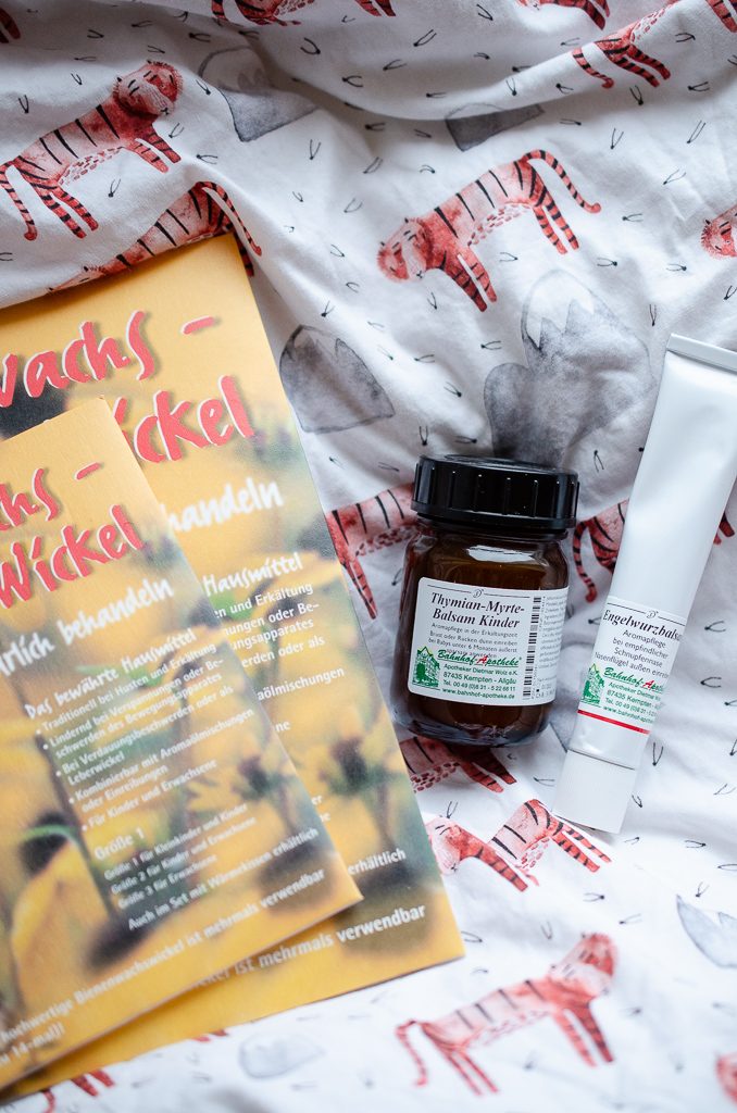 Husten bei Kindern - Bienenwachswickel, Thymian-Myrte-Balsam, Engelwurzbalsam - unsere Helfer zur Erkältungszeit