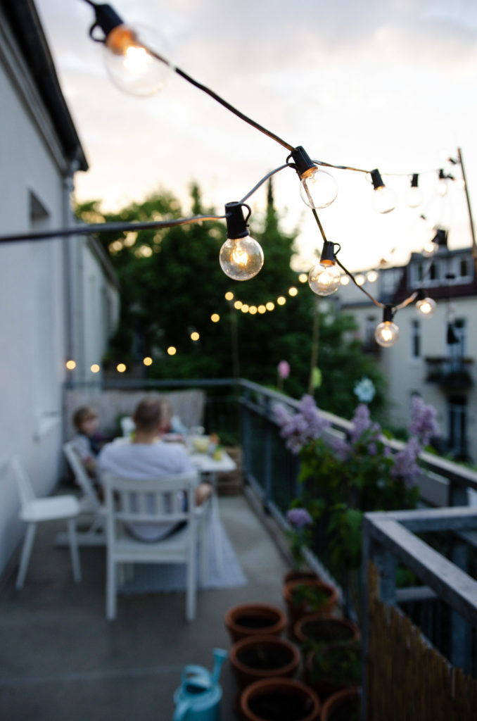 Globe String Lichterkette - schön für den Garten oder den Balkon