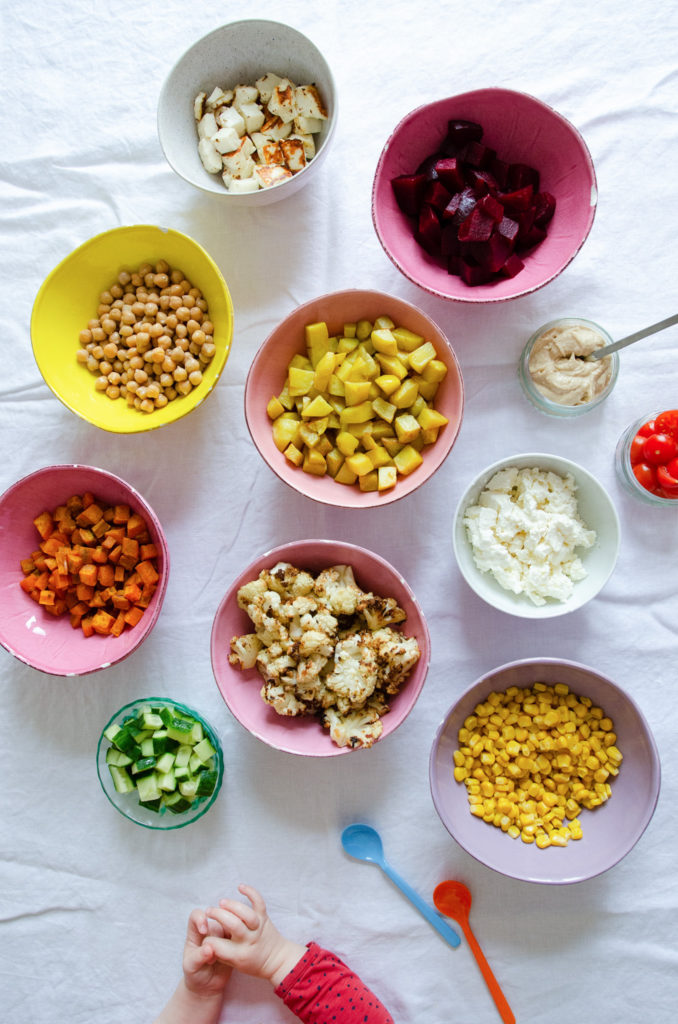 Perfekt für Familien - die "Jeder isst, was er mag Bowl"