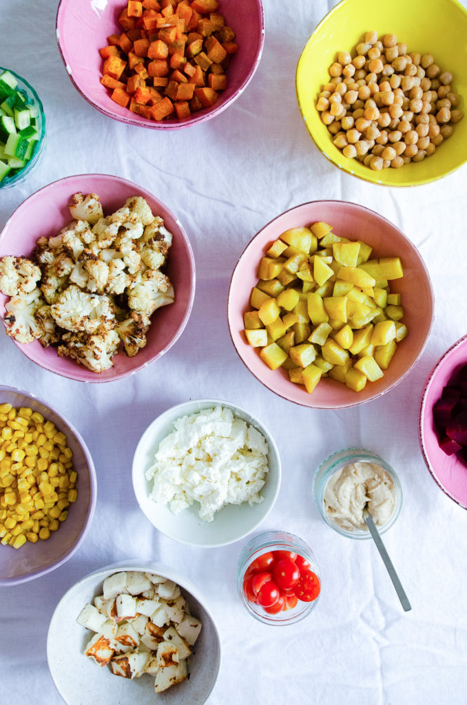 Perfekt für Familien - die "Jeder isst, was er mag Bowl"