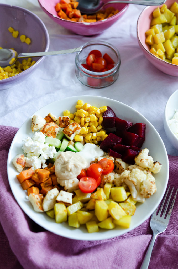 Perfekt für Familien - die "Jeder isst, was er mag Bowl"