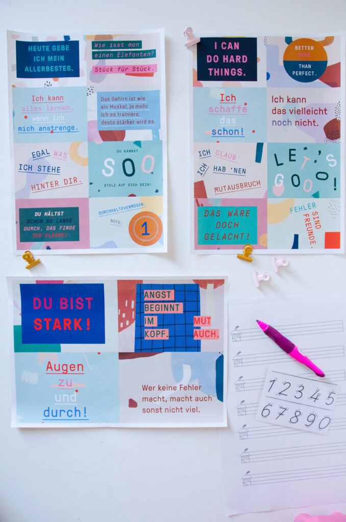 Motivationskarten für Kinder - Tipps zum Homeschooling von Lerncoach Caroline von St. Ange