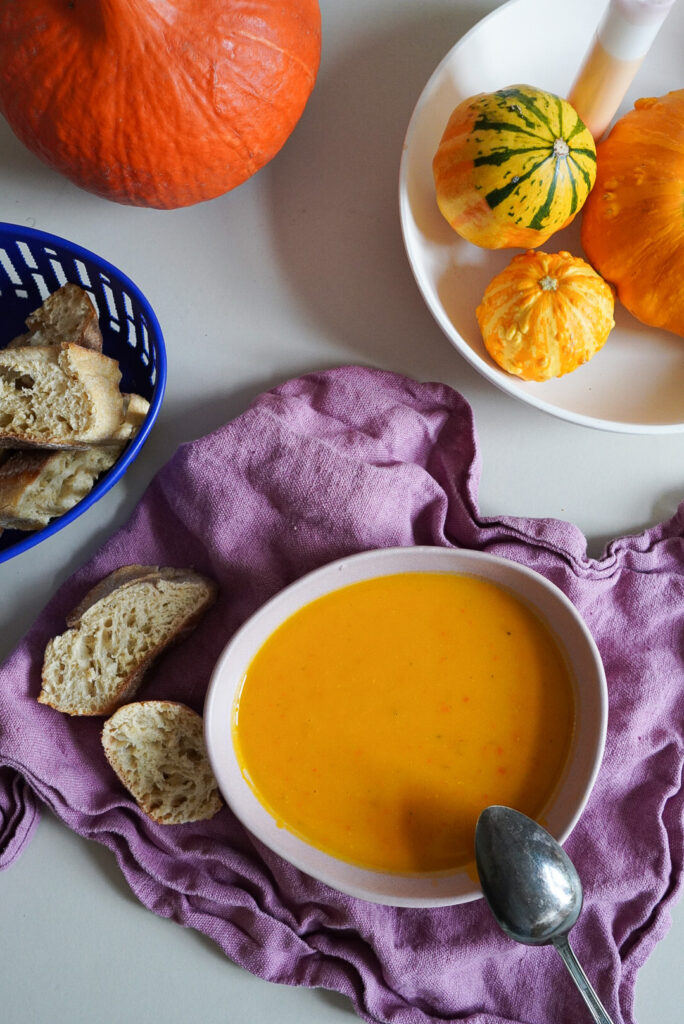 Kürbissuppe, schnell und lecker